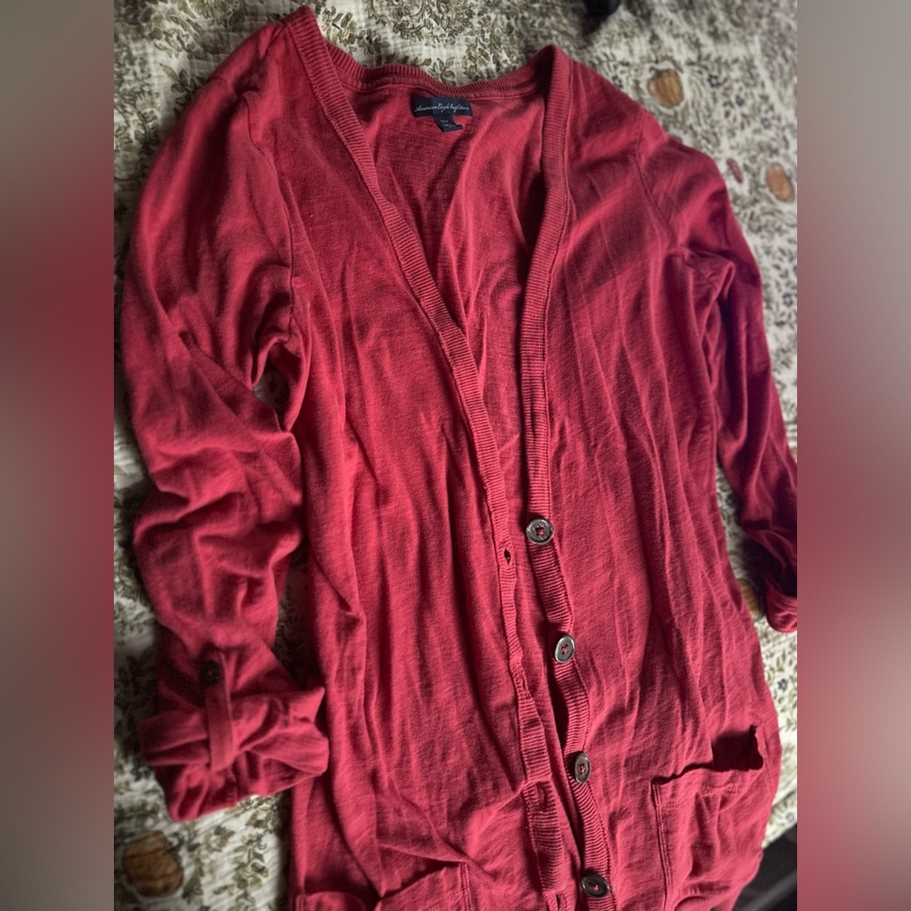vintage y2k american eagle cardigan